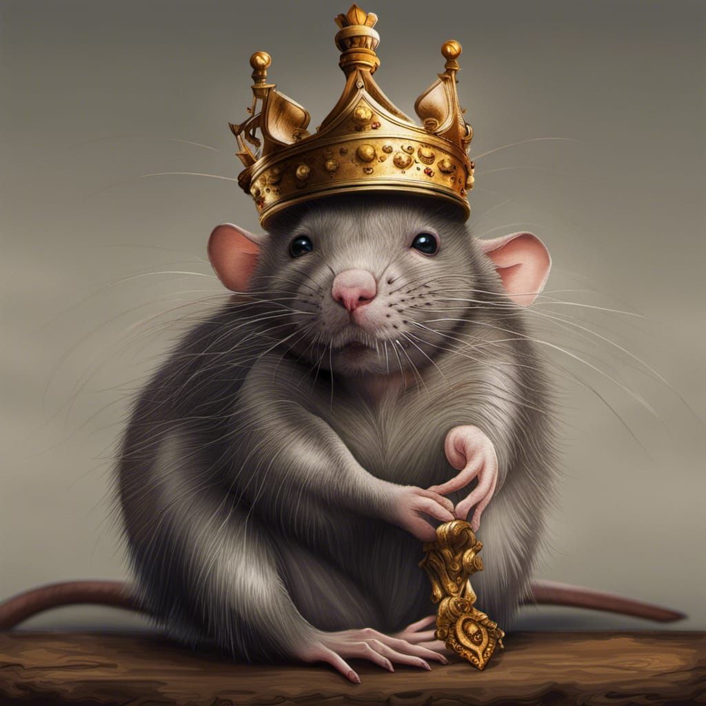rat king, Stable Diffusion