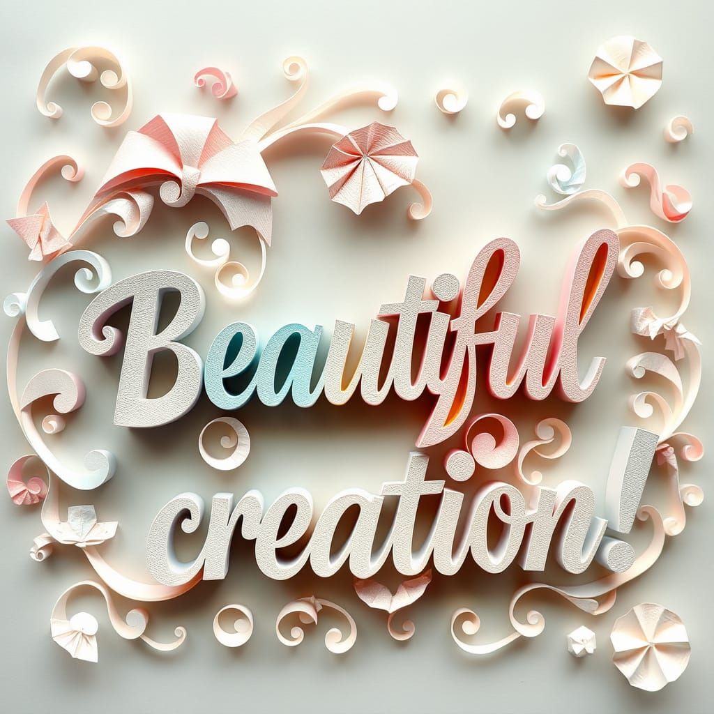 Whimsical Origami Art Blooms in Hand-Drawn Anime Style