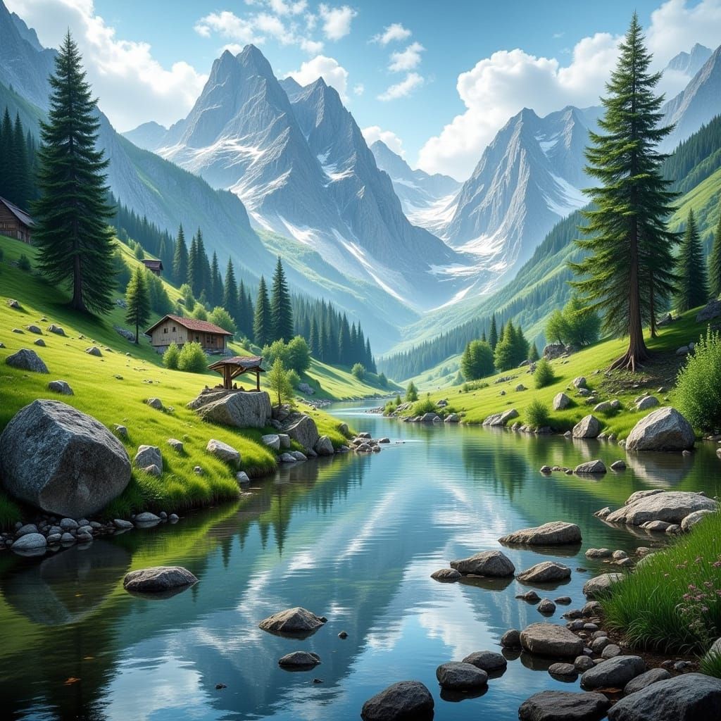 Swiss Alps  by @Fuchsia23