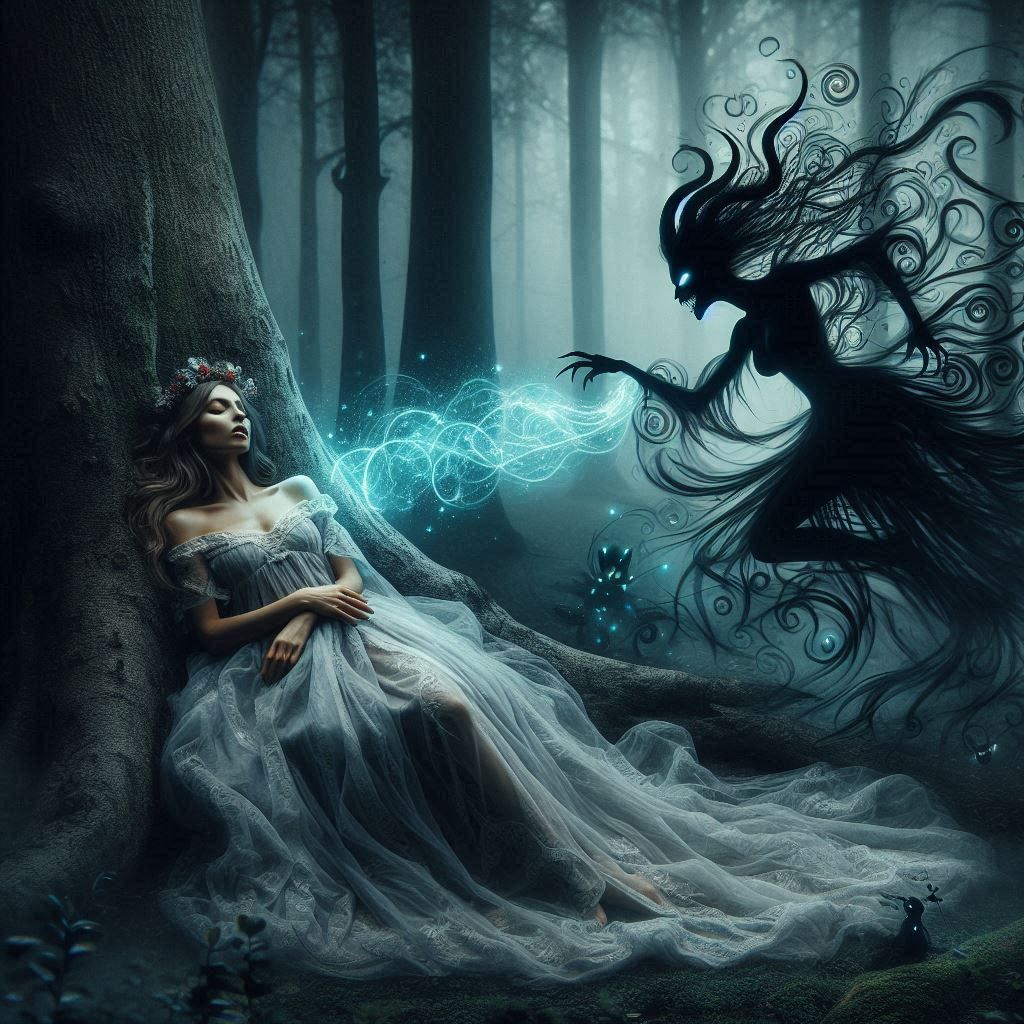 Dark Fae  by @Lellysaur