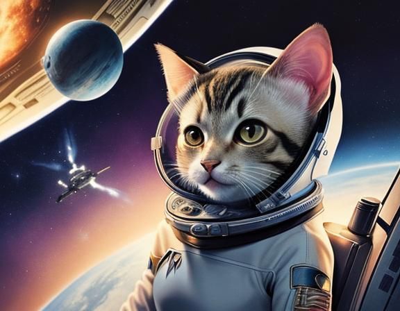 startrek kitty  astronaut