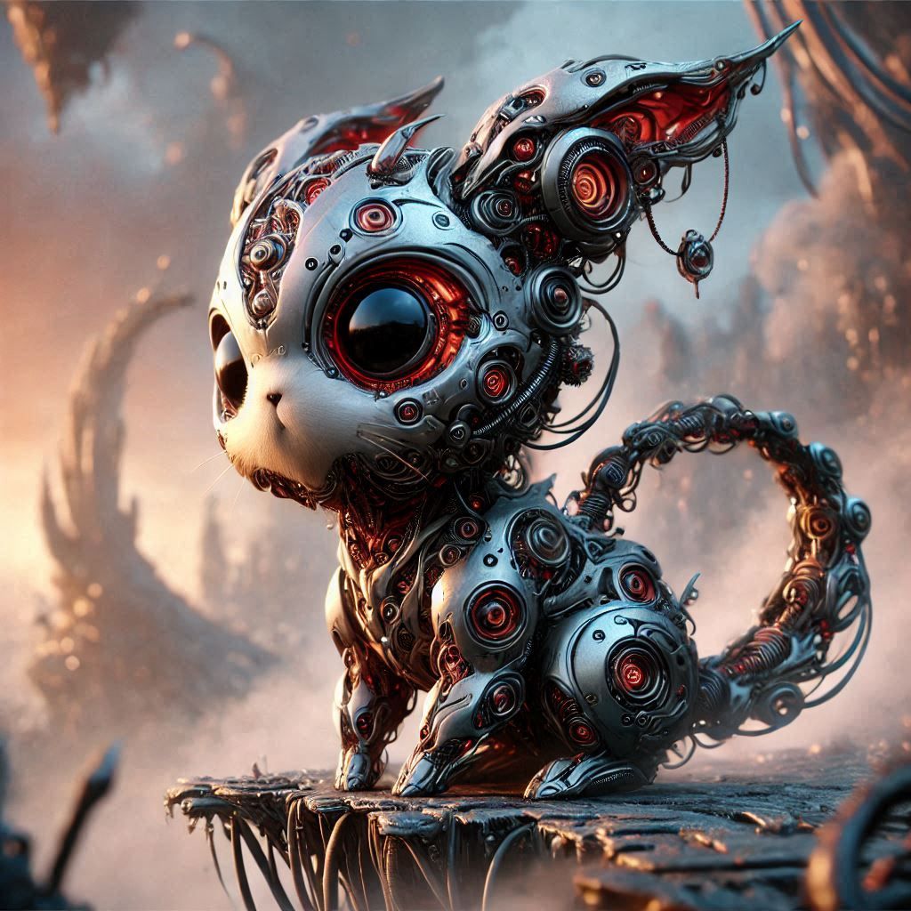 adorable fairy-tale fantasy creature portrait..