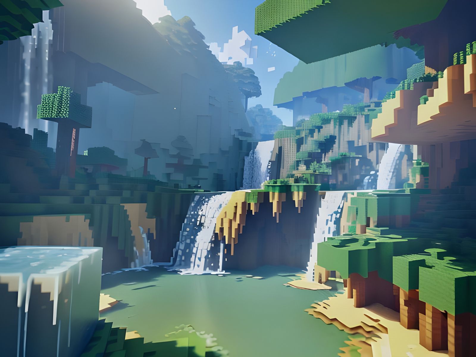 idyllic-waterfall-vista-dreamshaper-v8-ai-generated-artwork