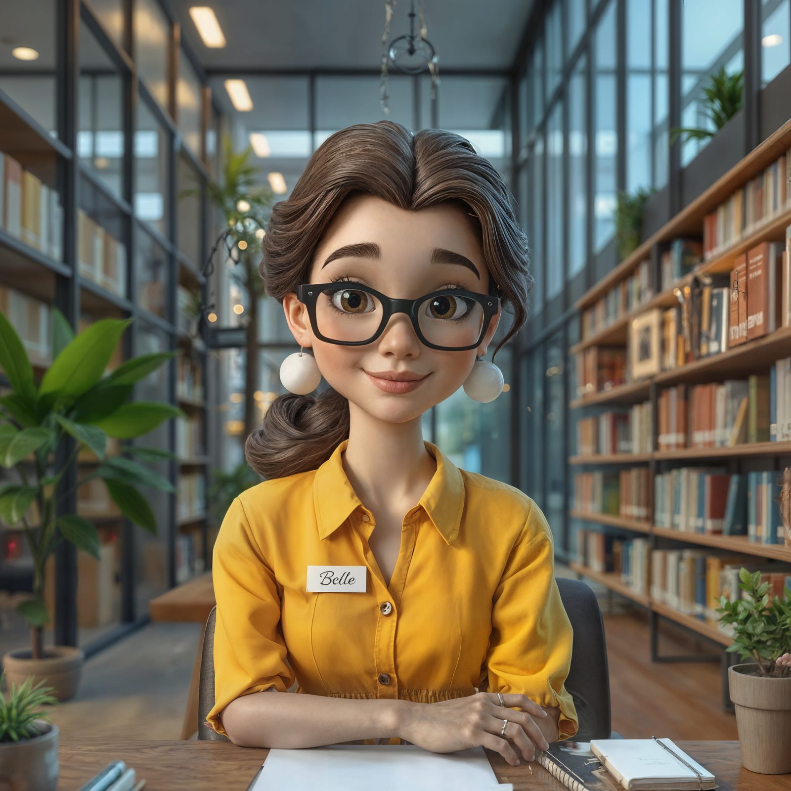Belle the Librarian, Paris 2025  by @Mormookiee
