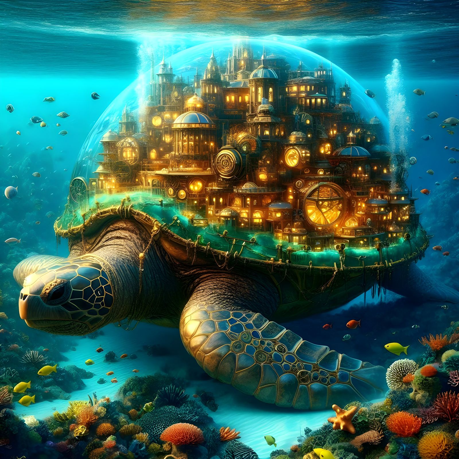 underwater city