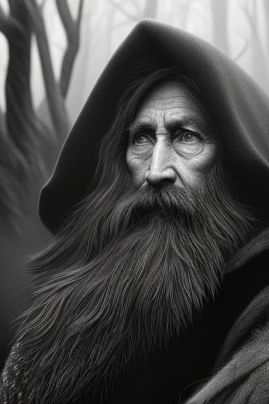 The Wise Old Healer of the Woods