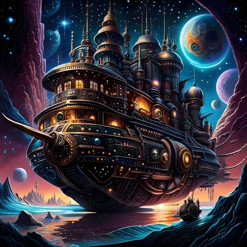 Interplanetary Jolly Roger  by @Username_Already_Taken