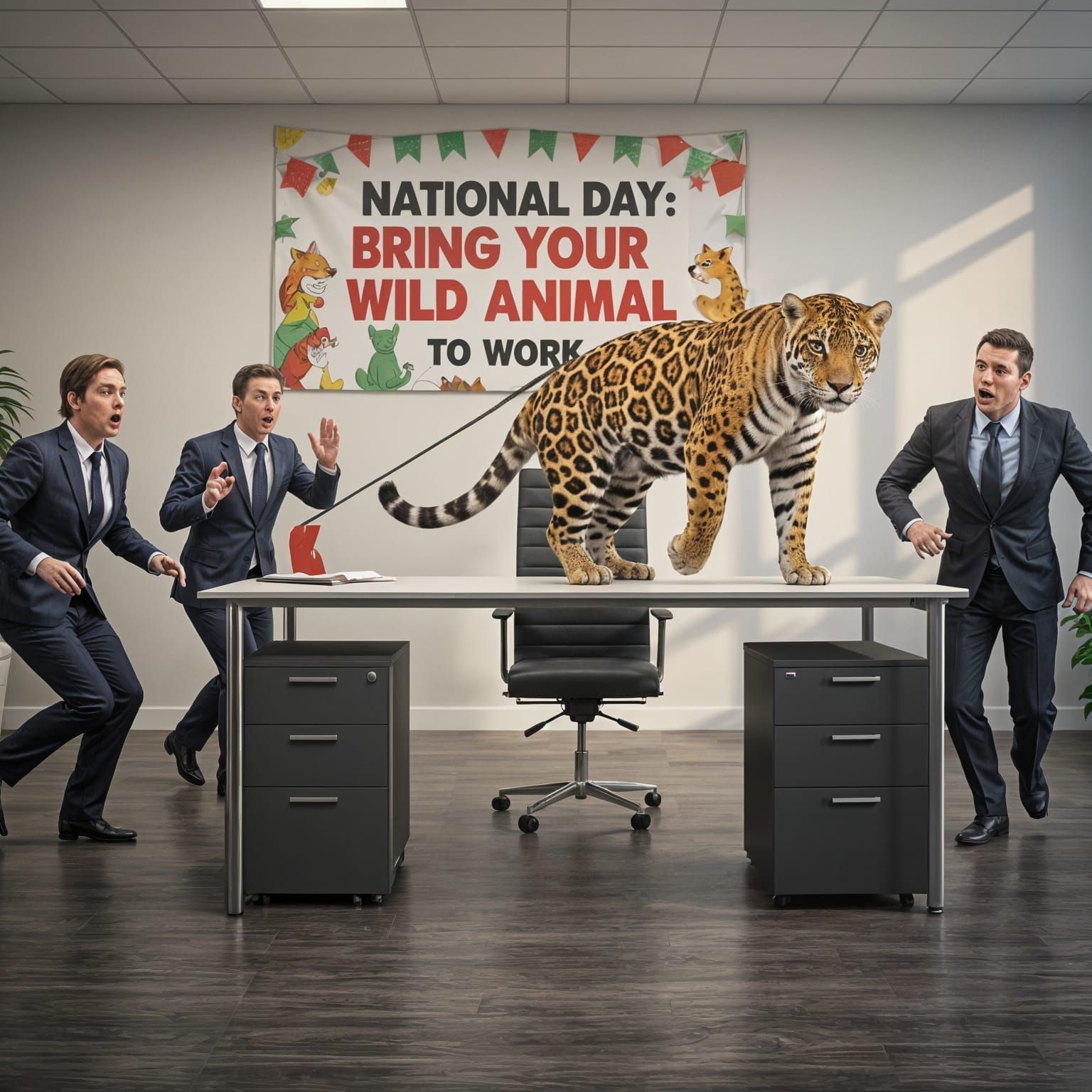 National day: Bring your wild animal to work!  by @Shuru