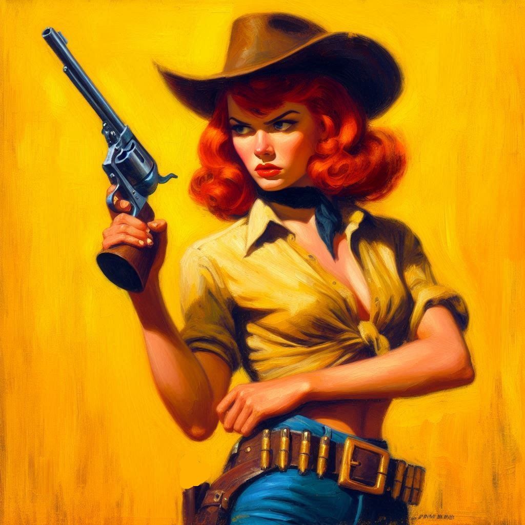 Just a Little Redhead With a Big Gun