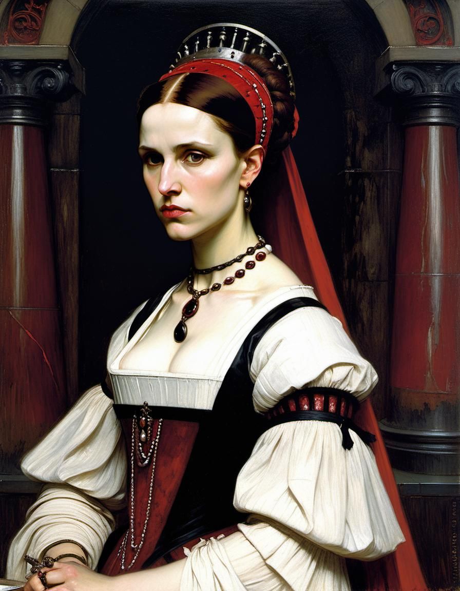 Erzsébet Báthory AI Generated Artwork NightCafe Creator