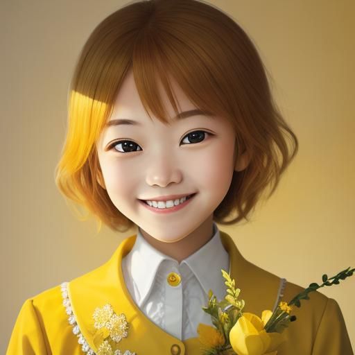 Yellow, once a sunbeam bright,
A smile may flicker in the li...