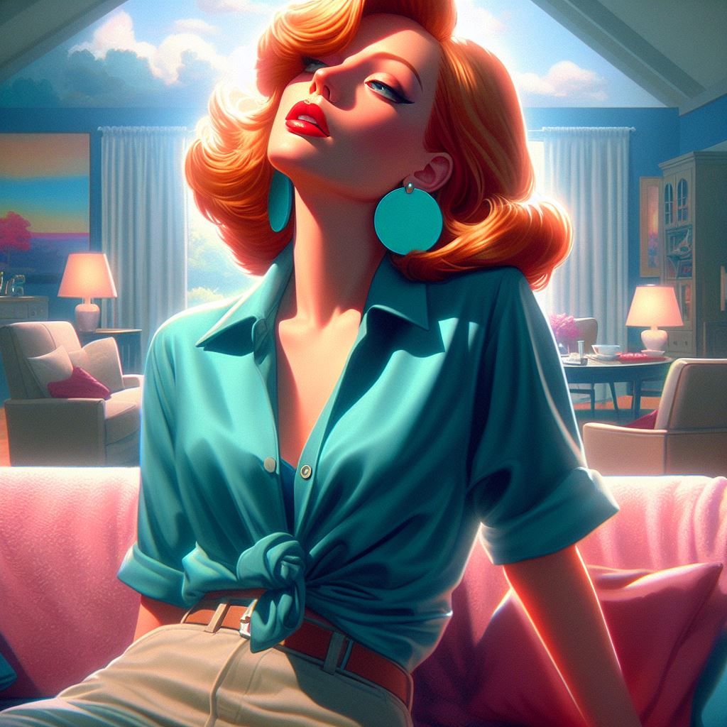 hajime sorayama retro 80s futurism Family Guy Lois Griffin w...