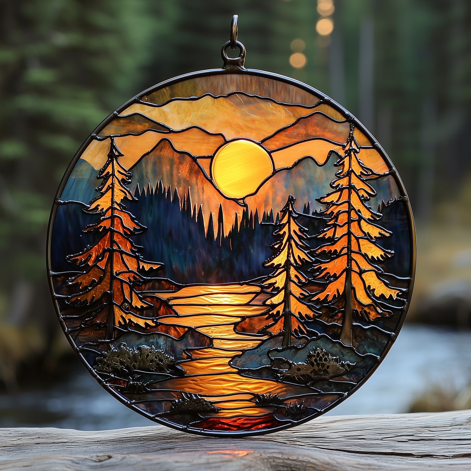 Stained Glass Sunset