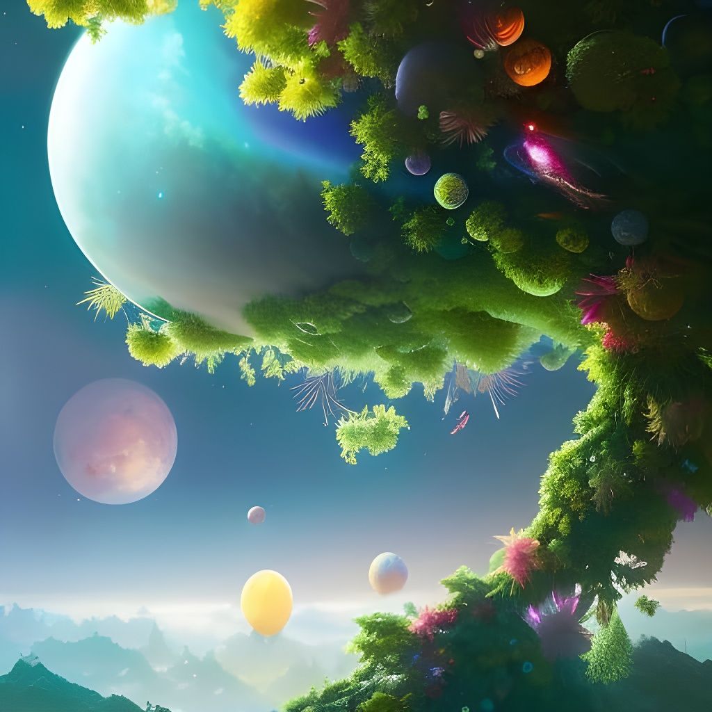 Fruitful Universe - AI Generated Artwork - NightCafe Creator