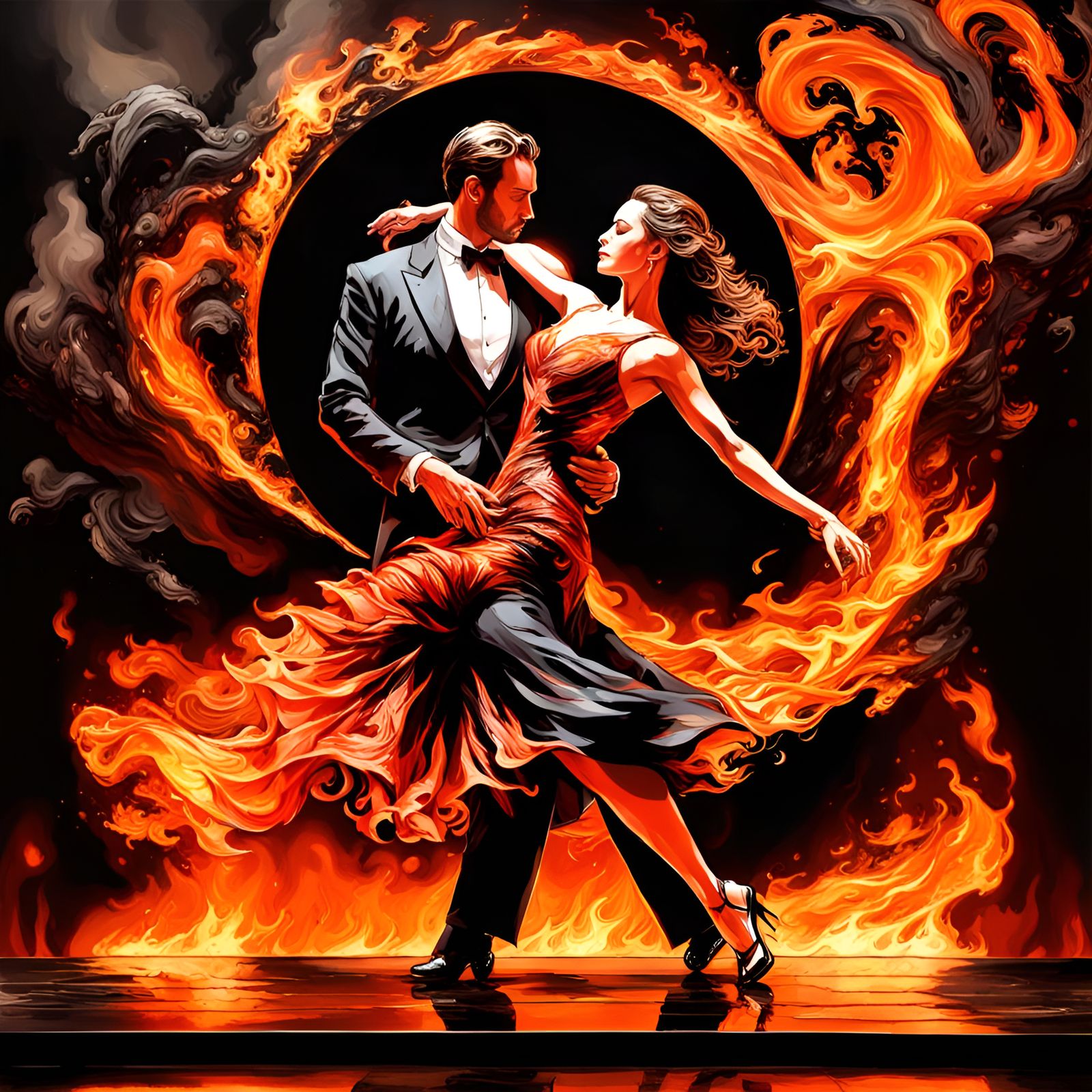 Fire Tango.  by @Masterplayer