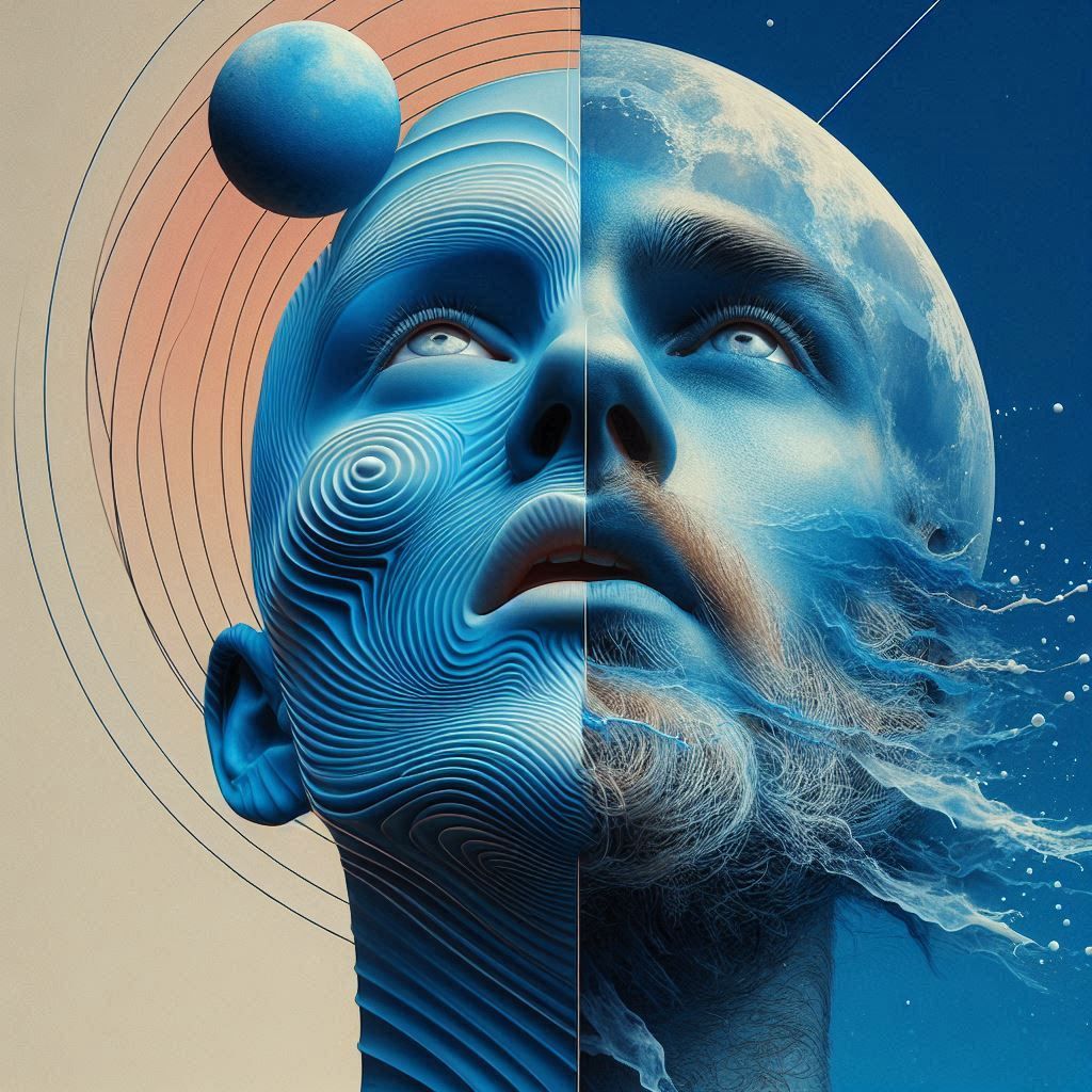 Don't try to understand. Just feel the blue. Breathe.