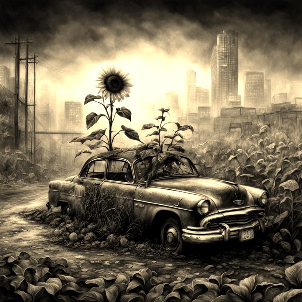 Plants in Hidden Places  by @Happy Jack