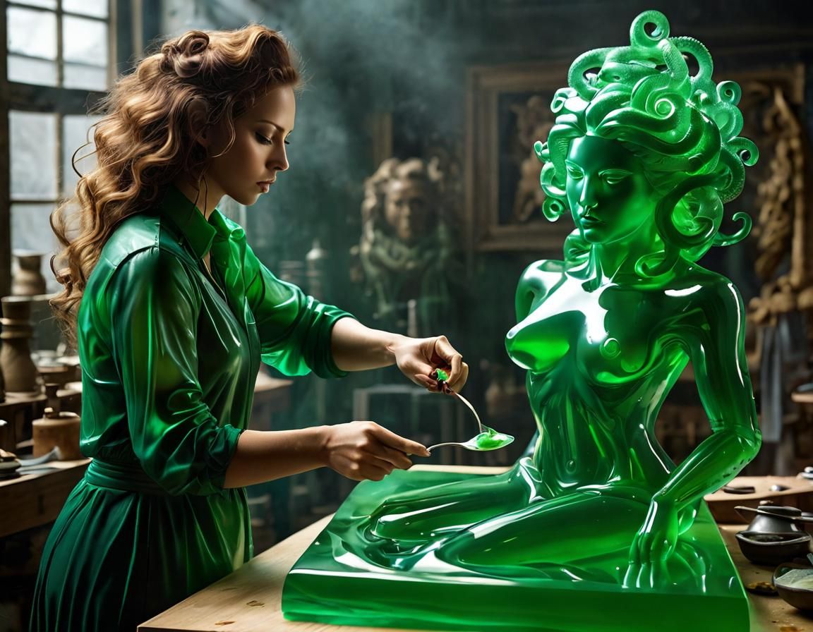 Creating Medusa  by @macspite