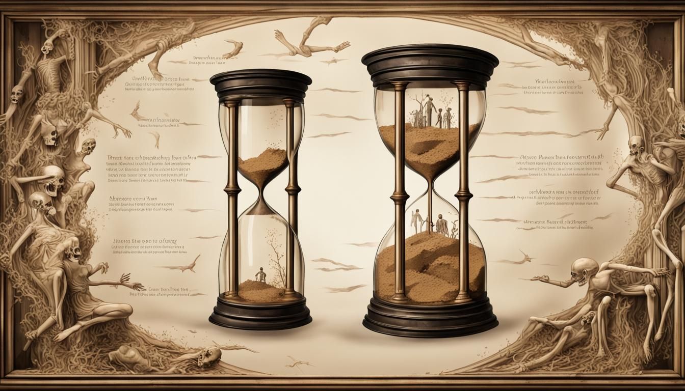 ancient hourglass - AI Generated Artwork - NightCafe Creator