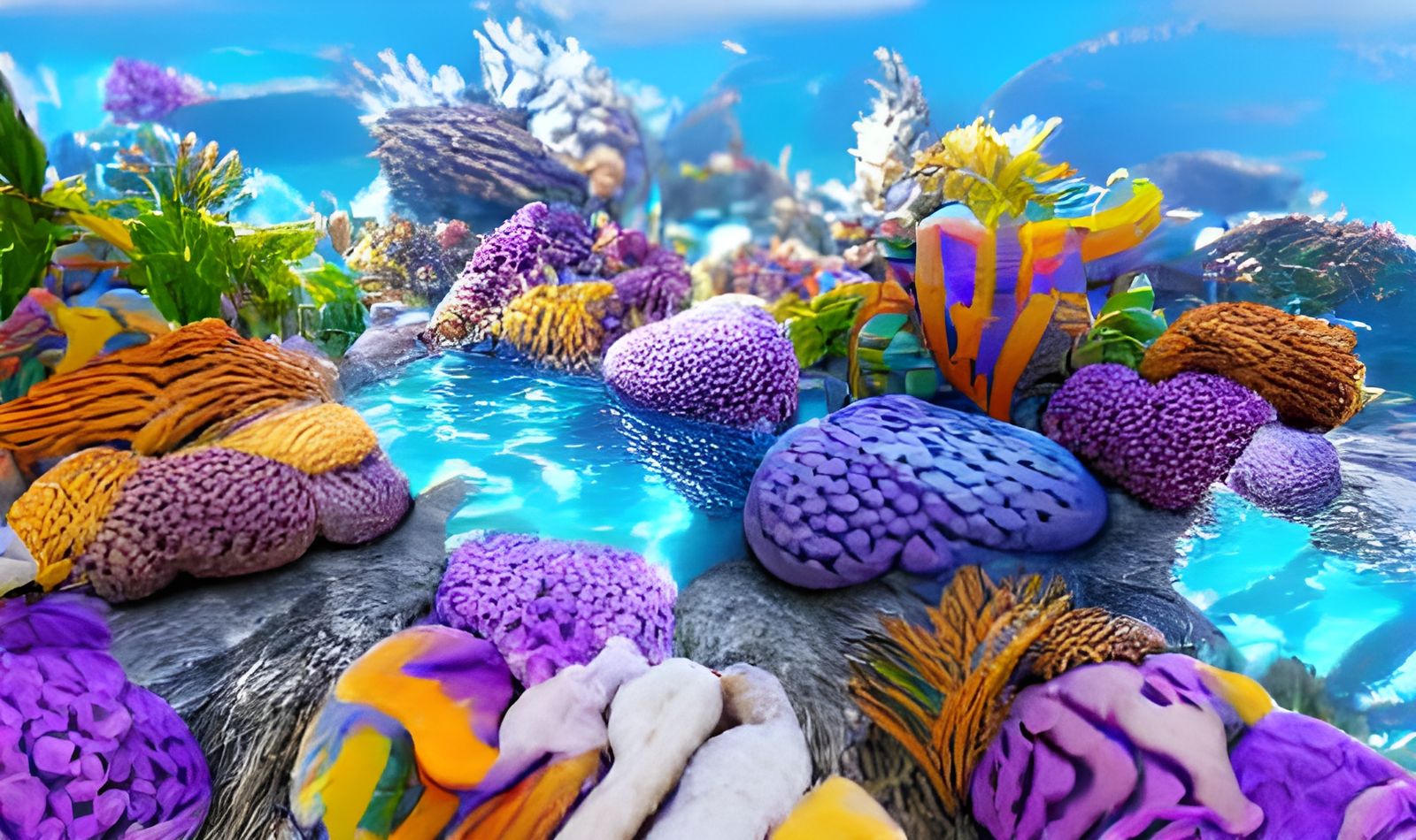 Coral reef  by @Quelod