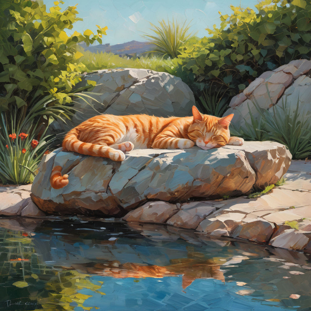 Nap at the pond
