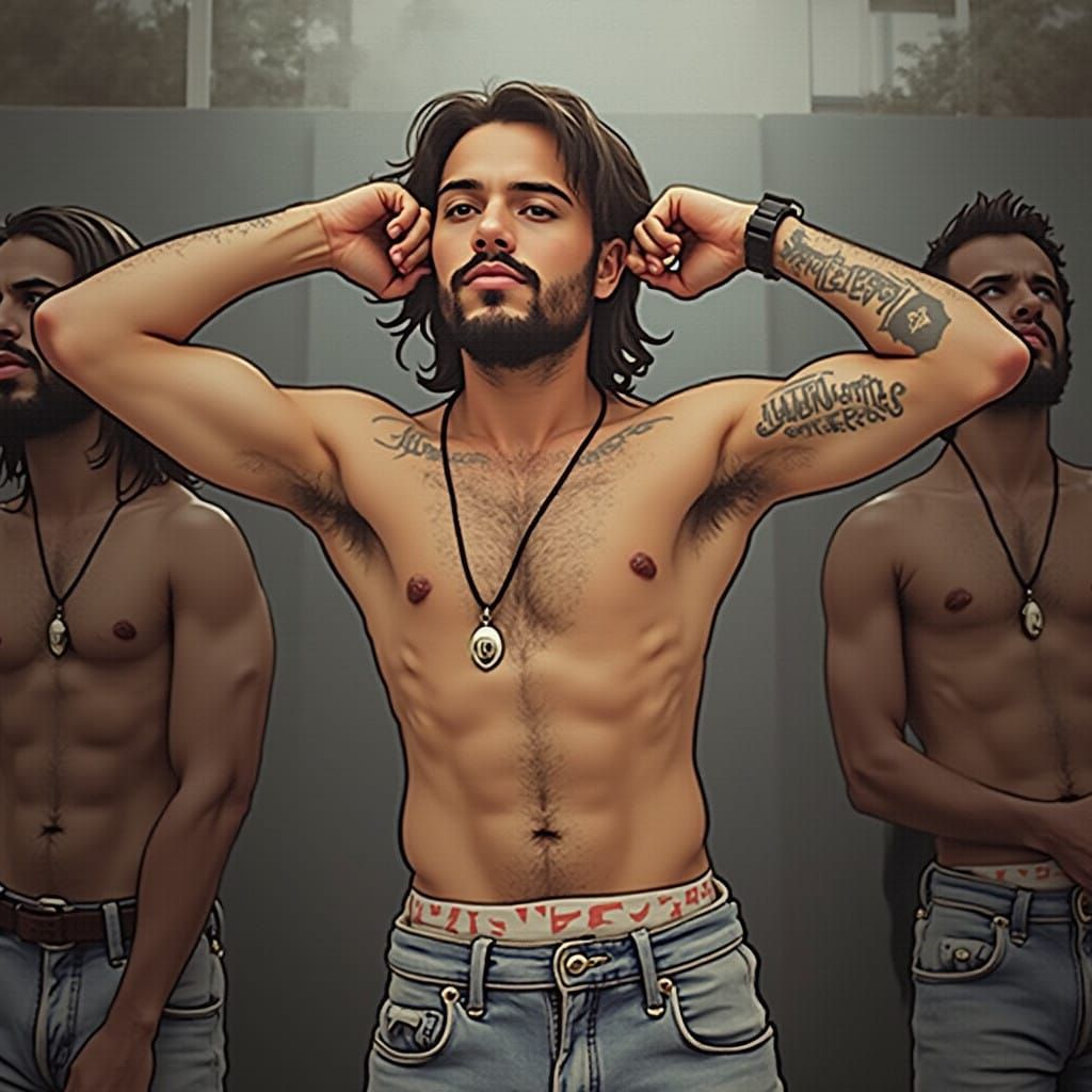 Sunset Ocean Over Mountainous Terrain