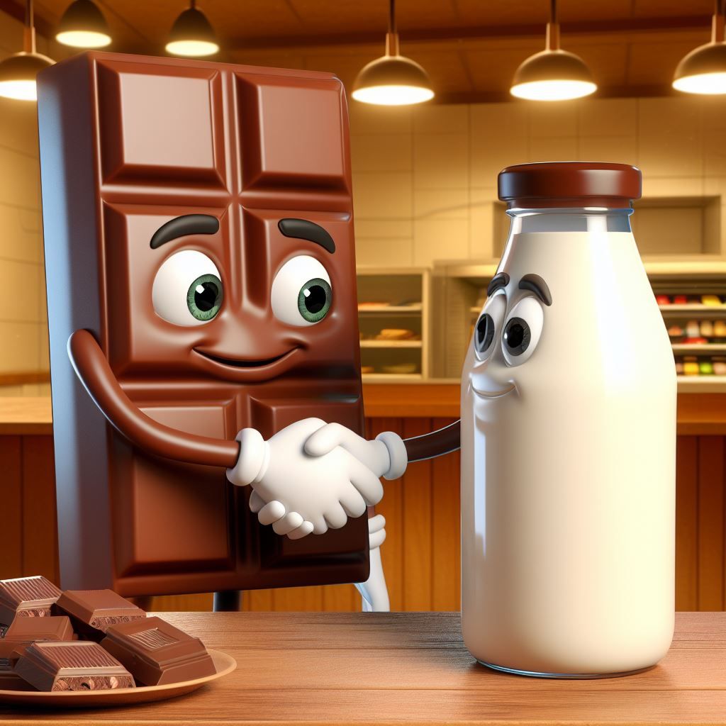 Chocolate milk shake 🤝
