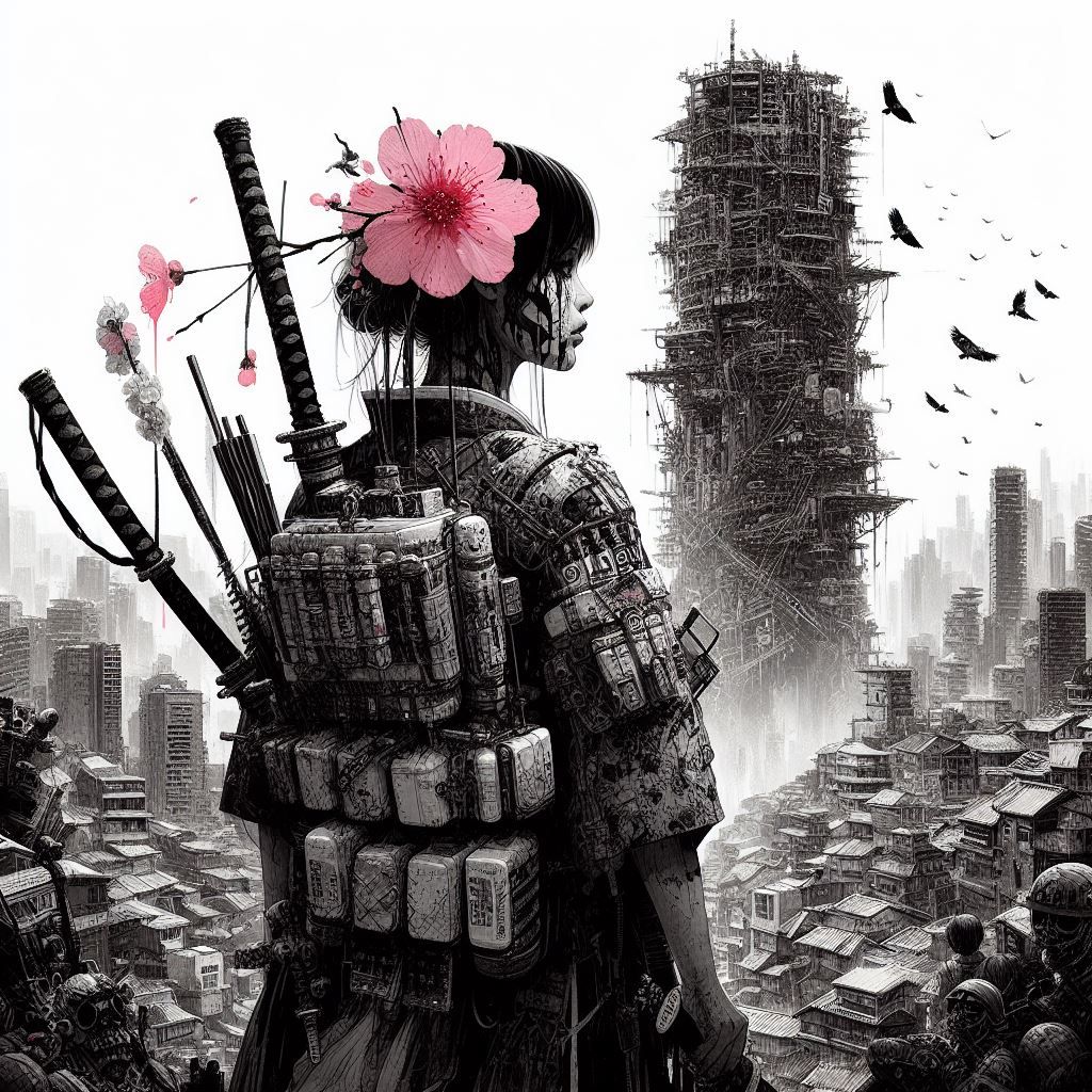 Cherry blossom priestess series