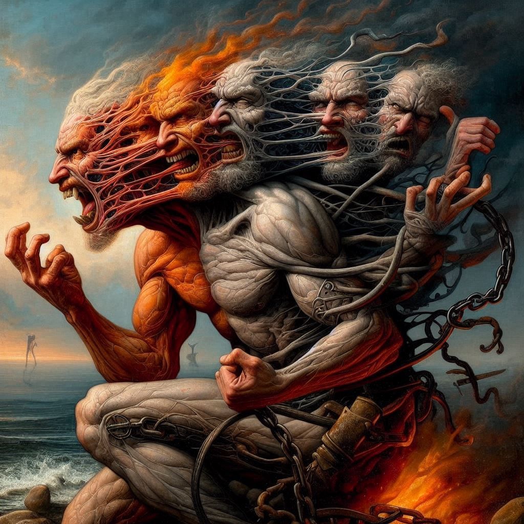 A fierce reckoning With the parts of ourselves We thought we could leave behind