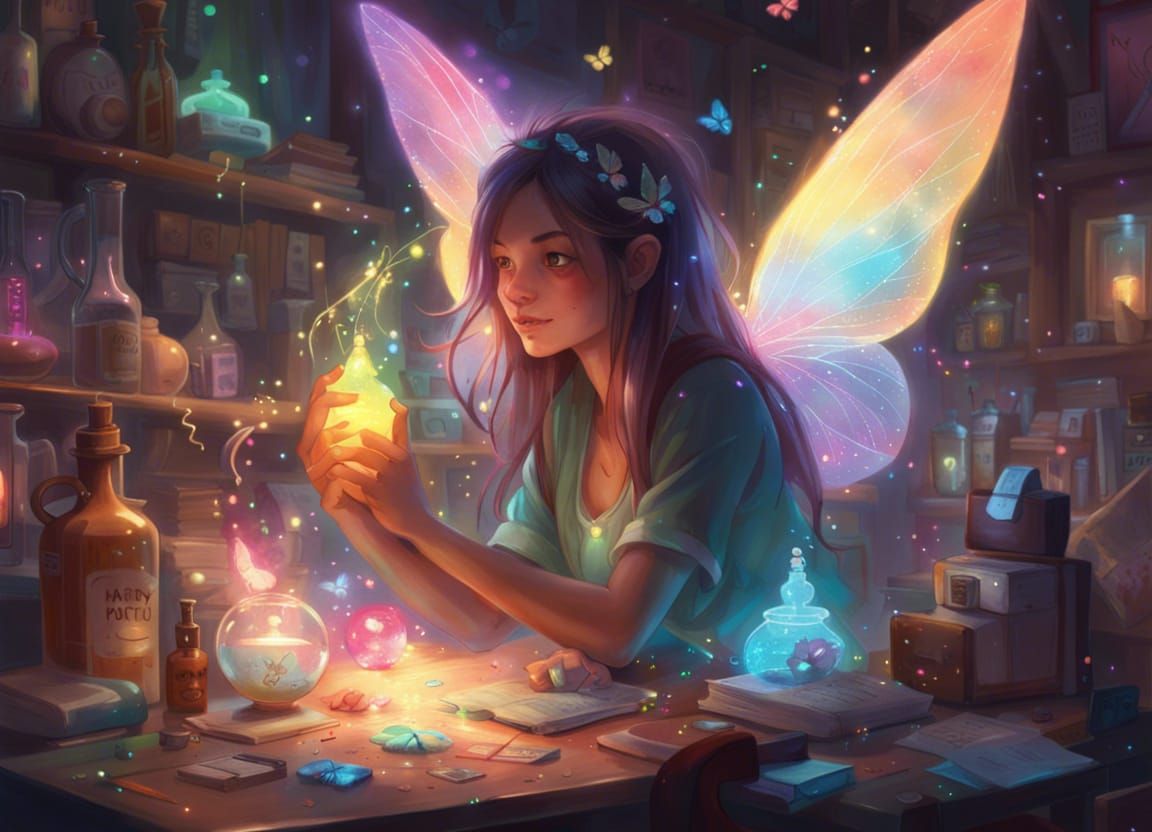 Study of Light Magic  by @CandyTally