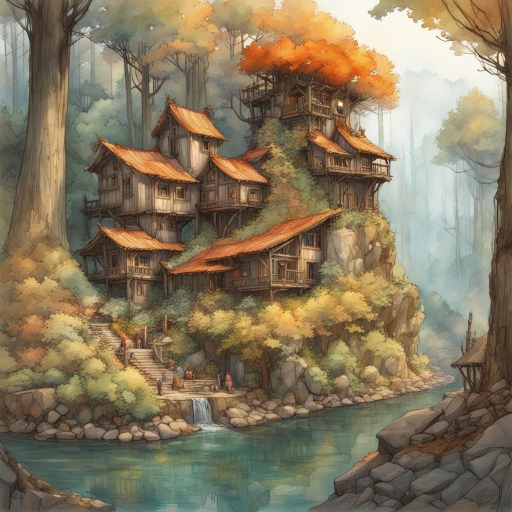 Las casas del bosque