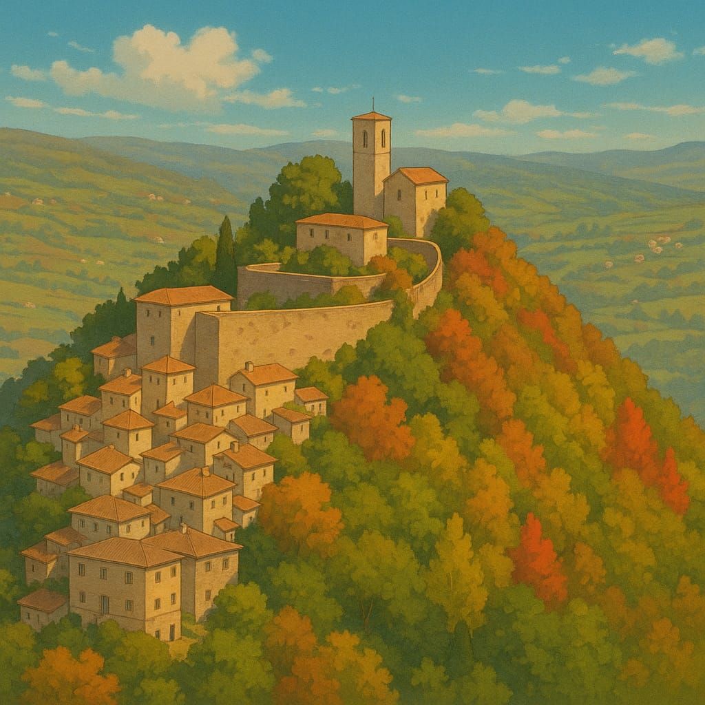 Montecreto Ghibli Style