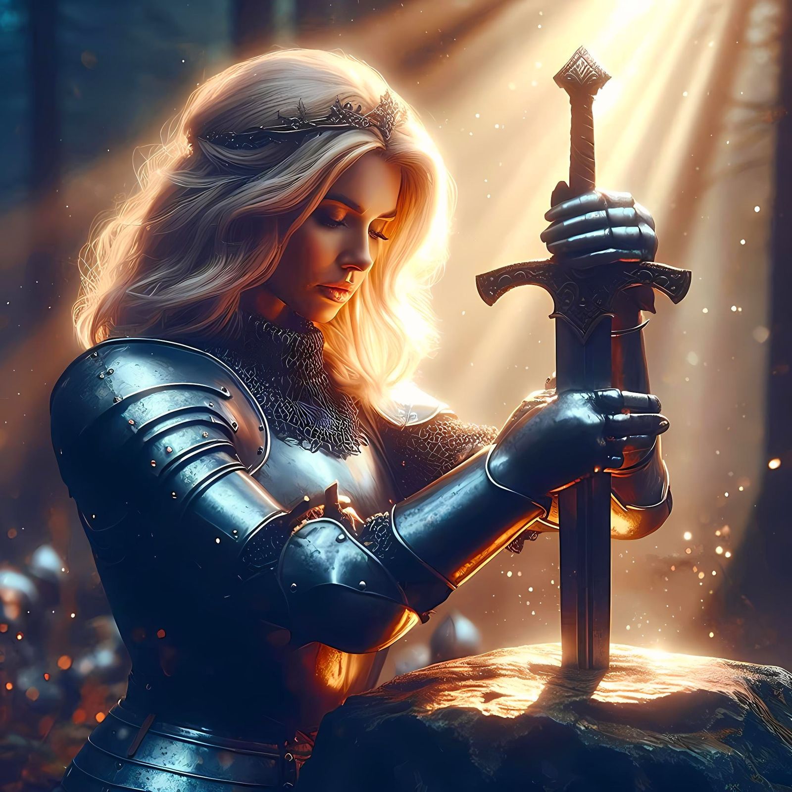 Excalibur! The Magic Moment... 🗡️🪨