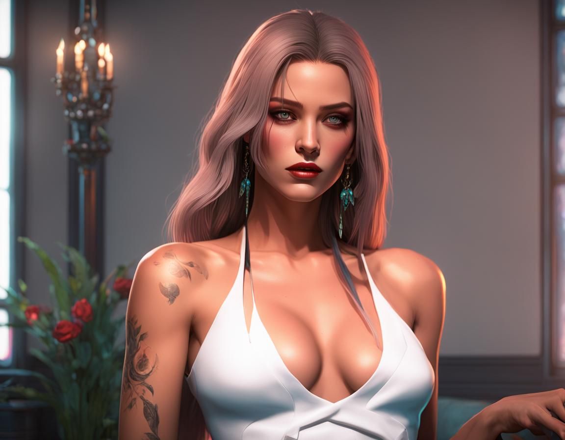 A beautiful woman