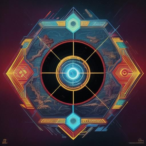 Prehistoric Temple Scene in Comic Book Style