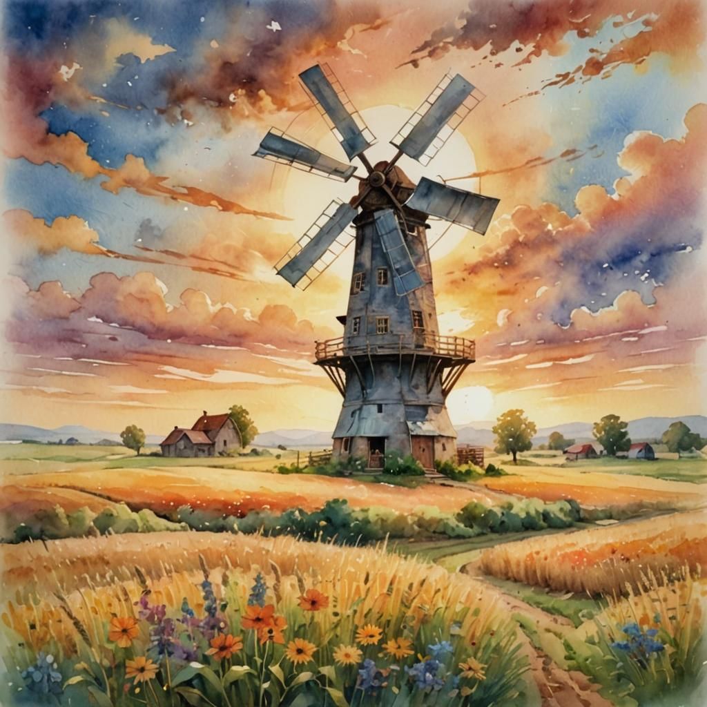 Wind blows lightly this morning