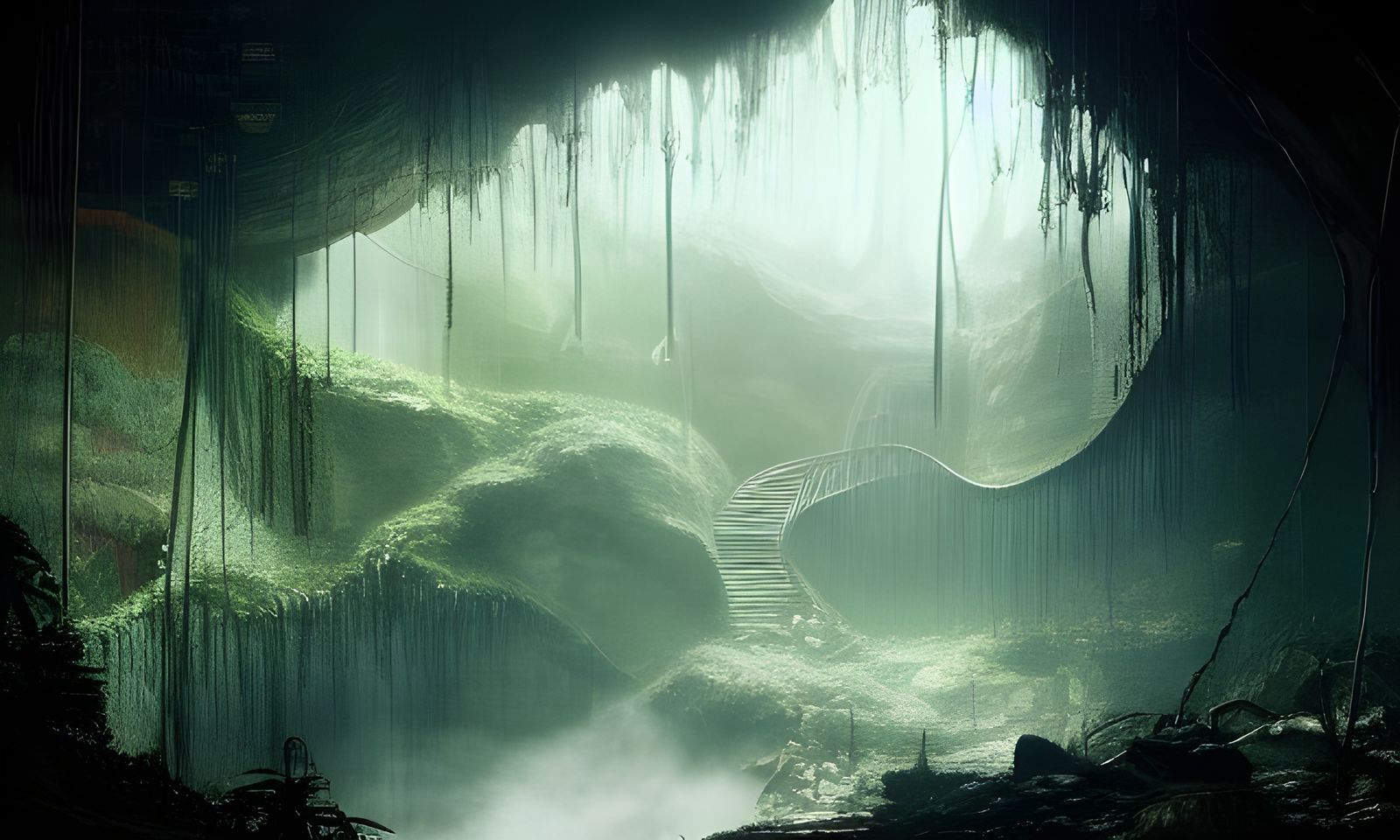 Staircase to... ?  by @Agnieszka 