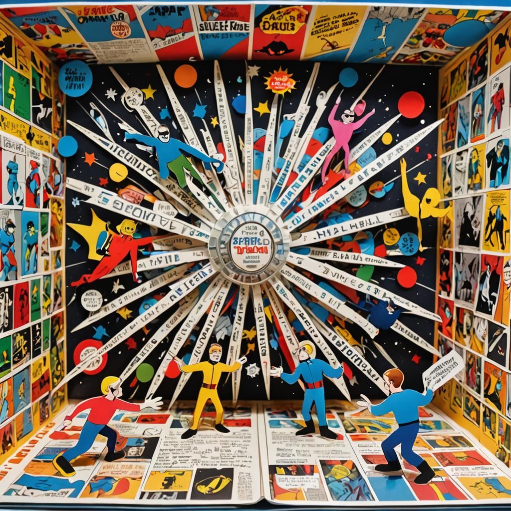 Popup Book of a Comic Convention