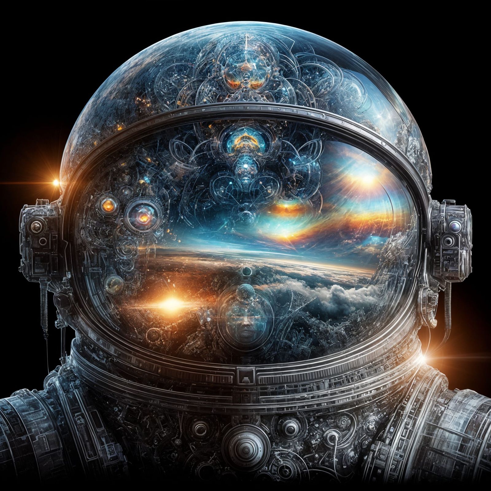 The view of an astronaut