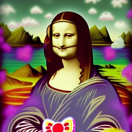 hello kitty mona lisa