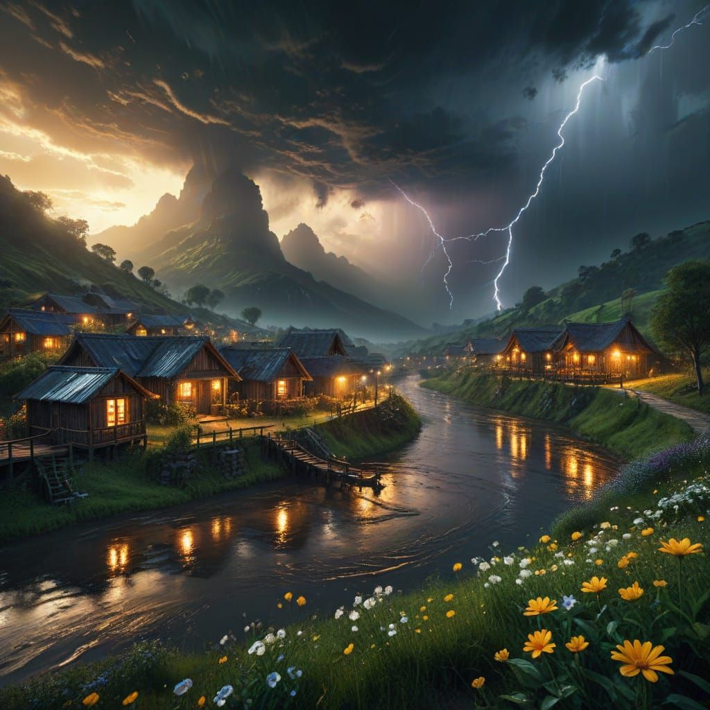 Summer rainstorm   by @SorinV