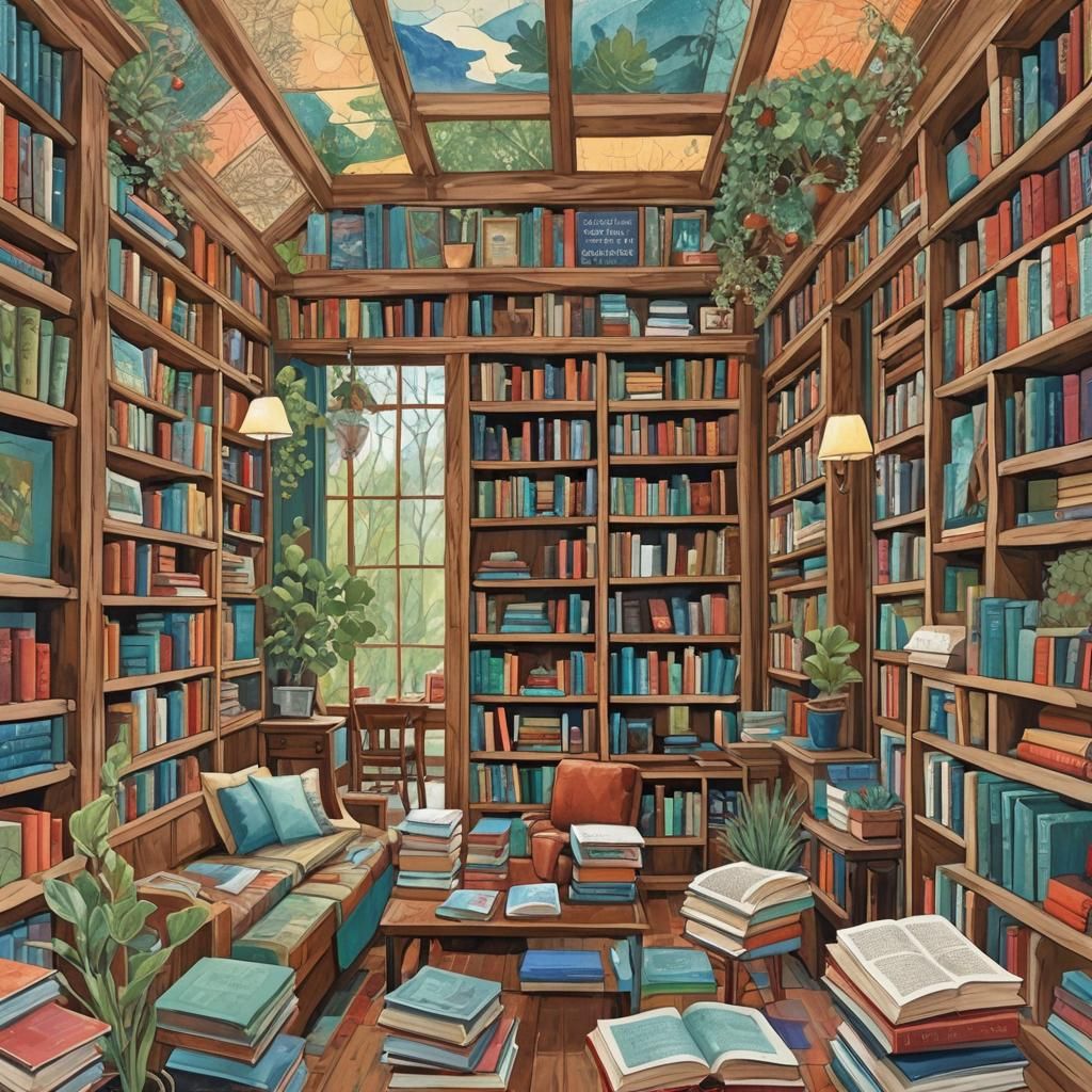 Nice Cozy  Book Shop