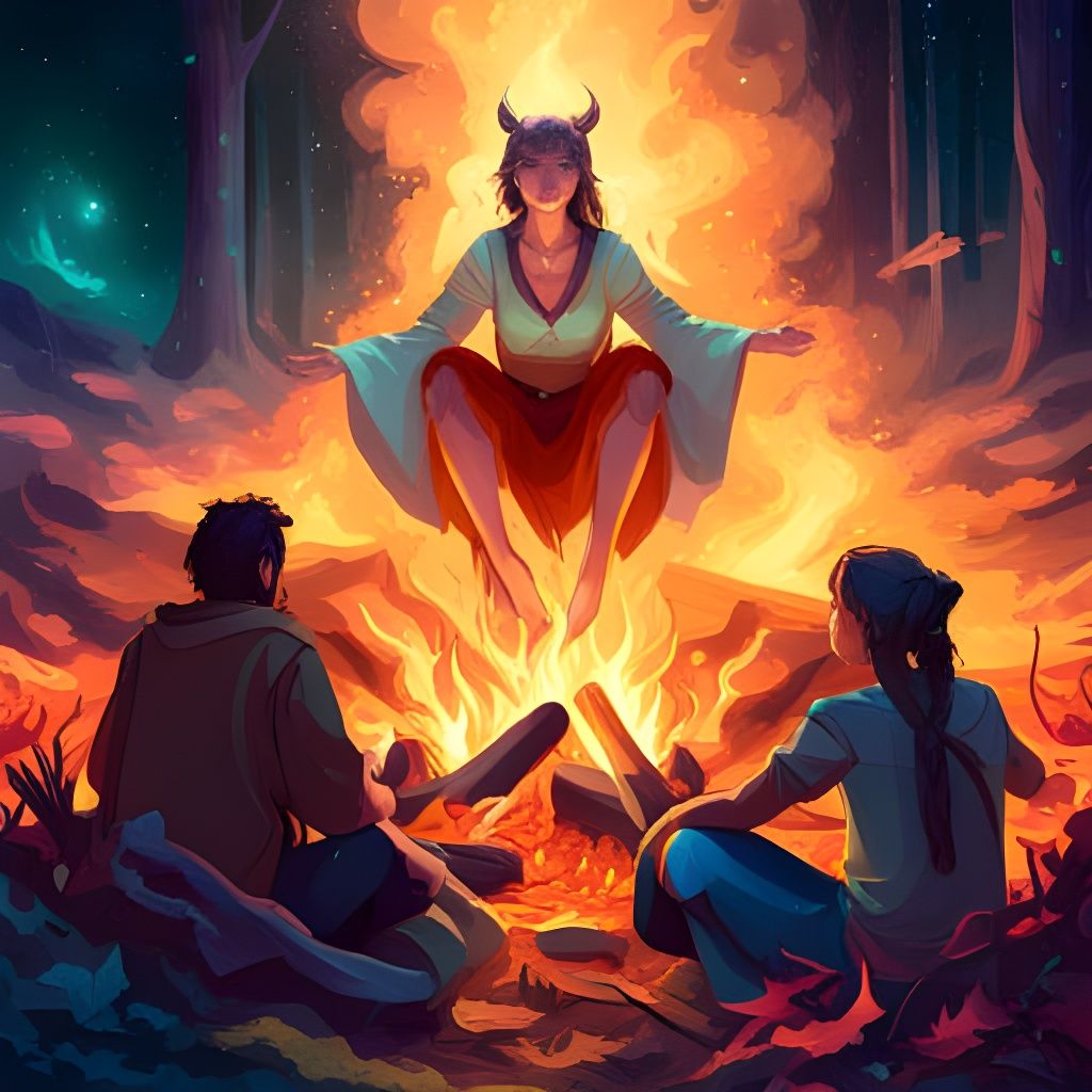 Summoned by the Campfire   by @Emma