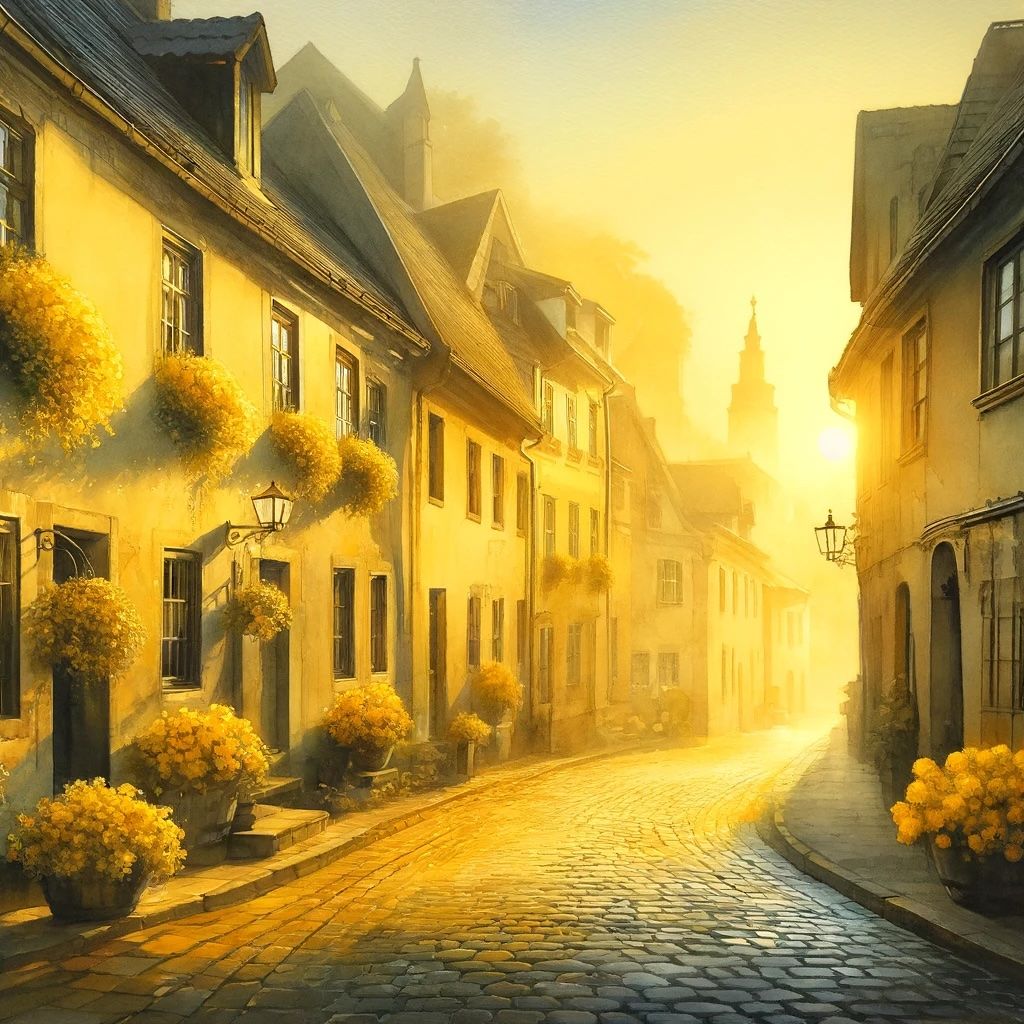 Sunrise in Yellow