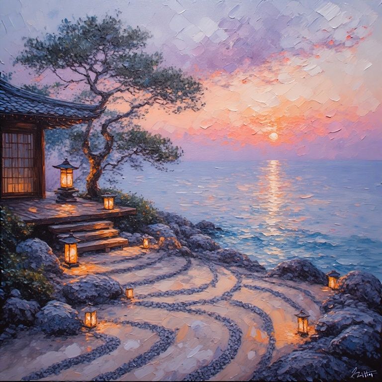 Zen sunset