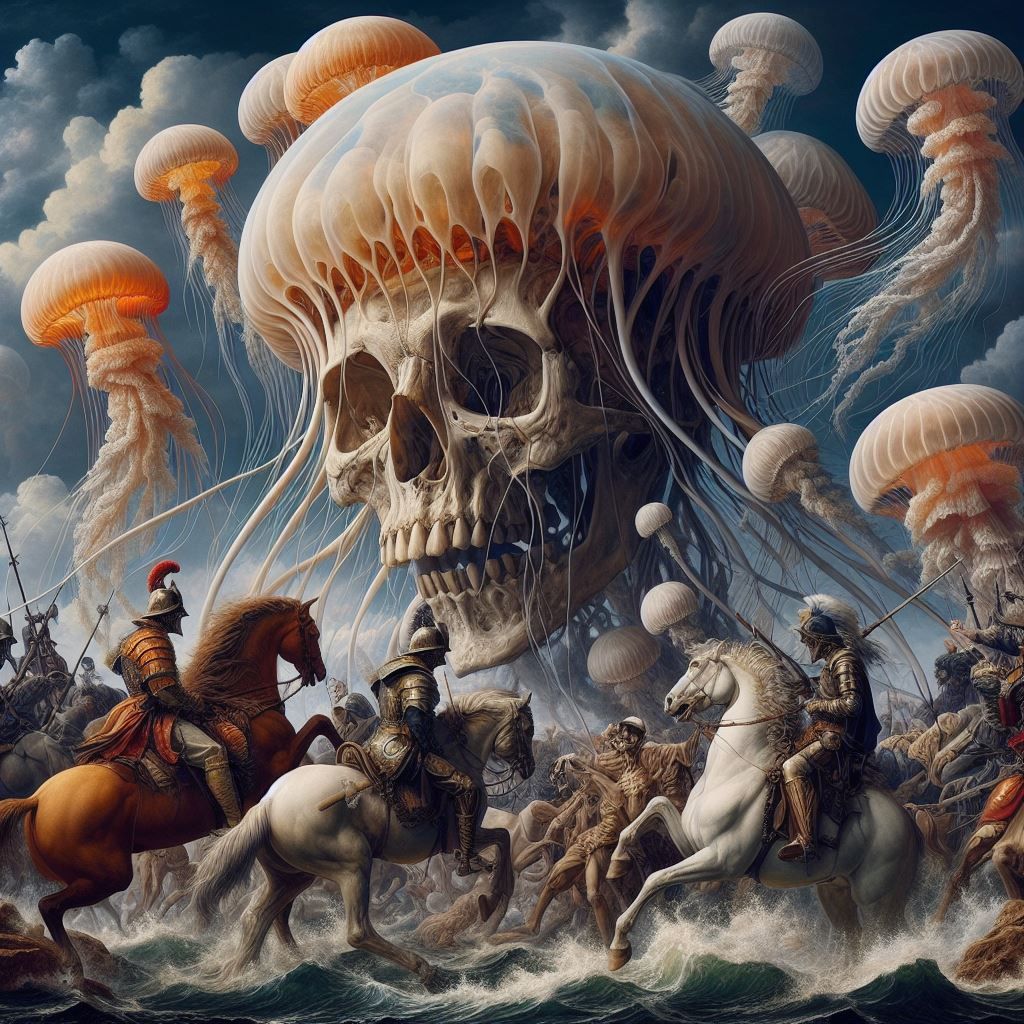 Battle of the Jellyfish Skulls