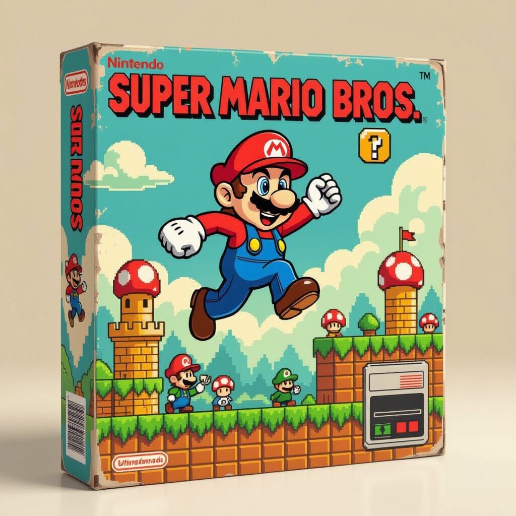 NES Mario Bros Box  by @Blue Nosed