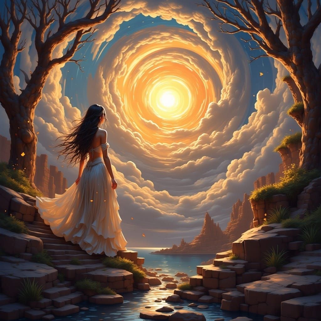 Morning glory wondrous sky