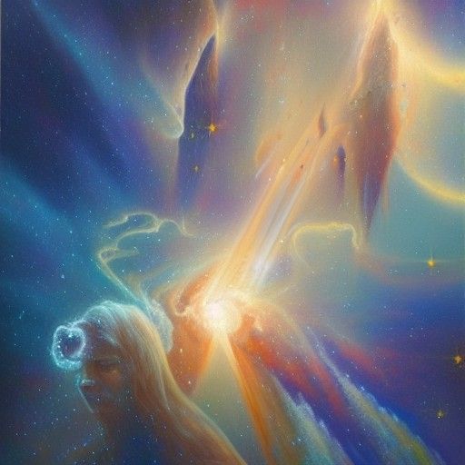 Light through a nebula undefined