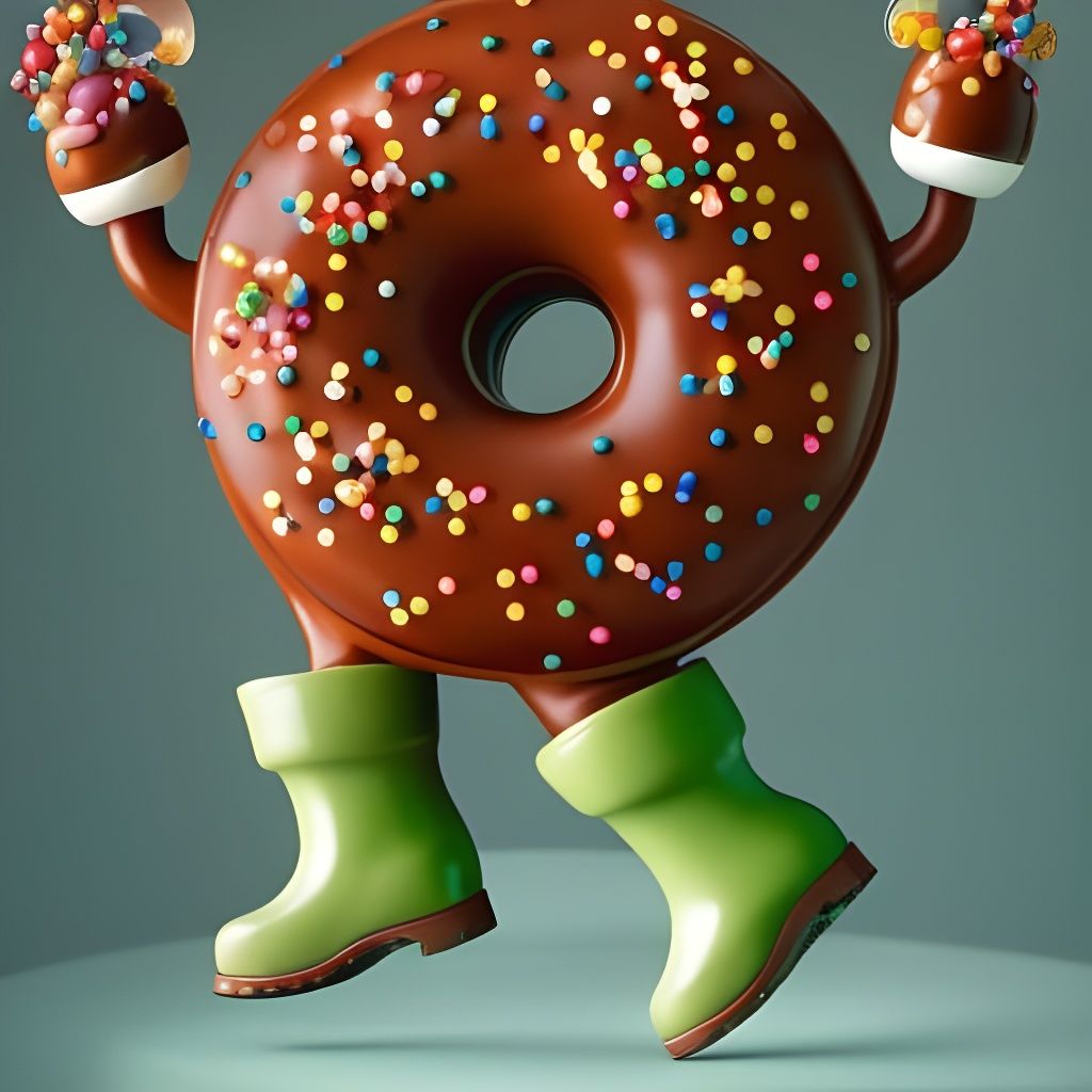 The Dancing Donut  by @Obelisk of Light